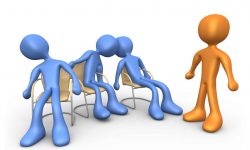 Three Employees Slumped Over In Chairs And Sleeping During A Boring Staff Meeting While A Shocked Manager Watches Clipart Illustration Image Team Building Activities